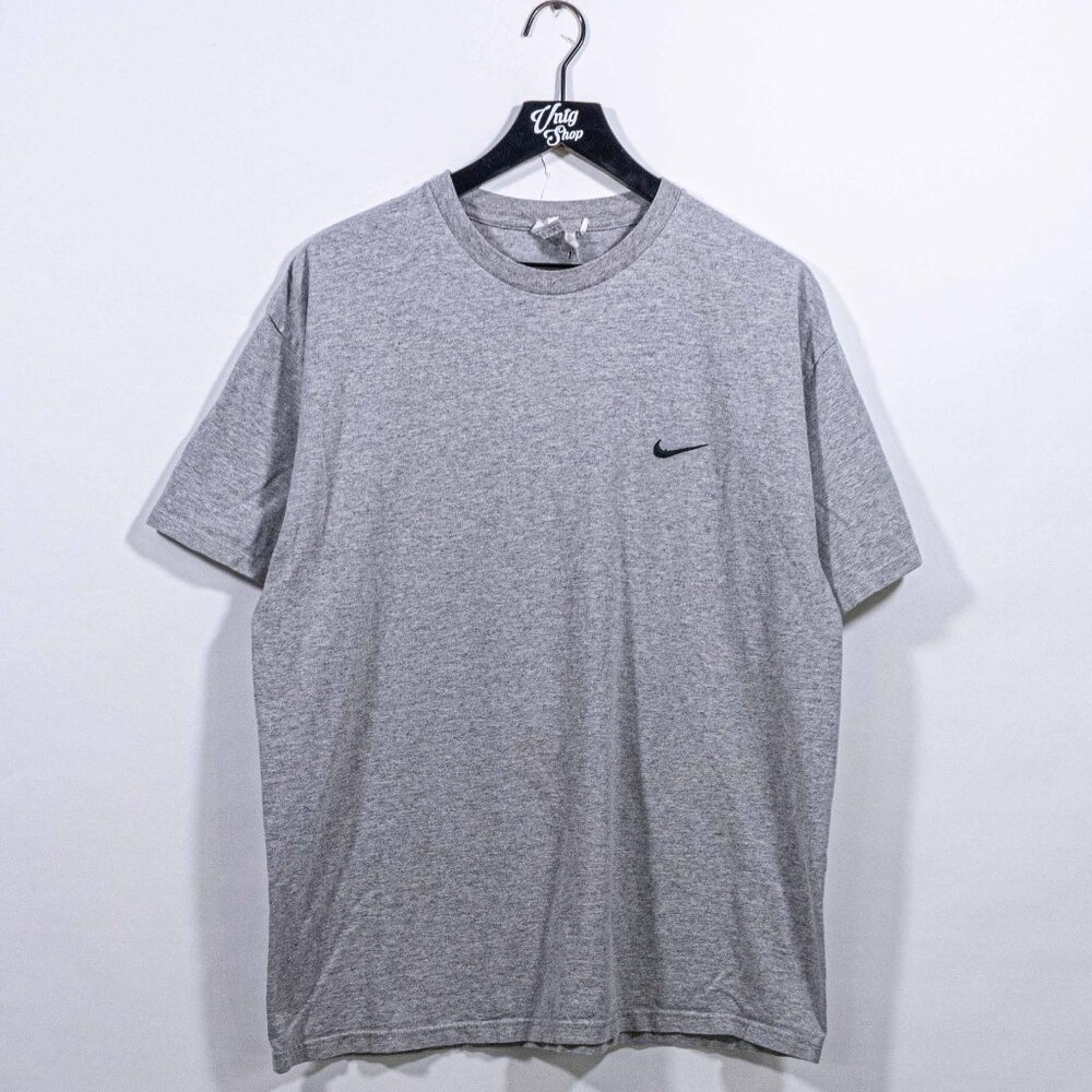 NIKE Swoosh Logo T-Shirt Made in USA Large VTG 90s Streetwear Skate